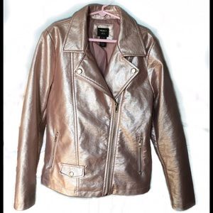 Forever 21 Girl’s Faux-Leather Jacket